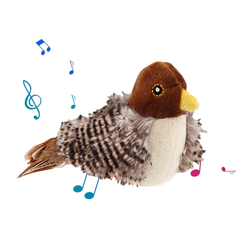 Interaktiver Vogel mit Sound für Katzen