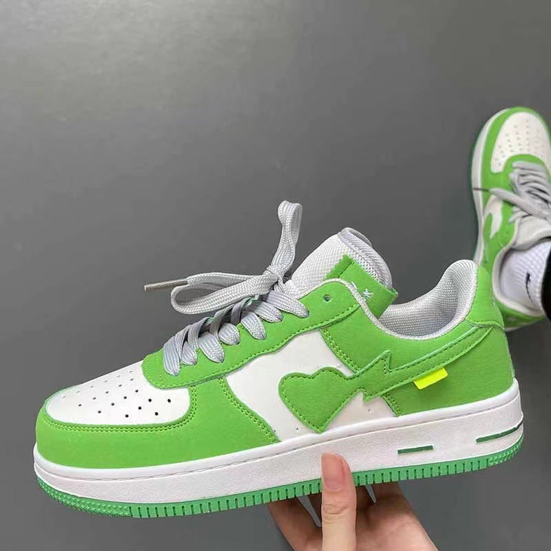 Sportliche Casual-Schuhe mit dicker Sohle