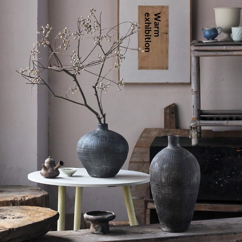 Vintage Keramikvase im Neoklassik-Stil