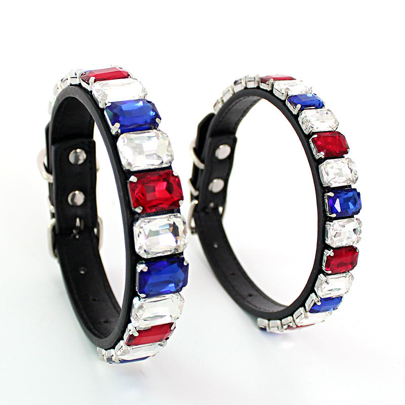 Halsband für Hunde, einfarbig, PU-Leder – Bild 3 | LuxeStyle
