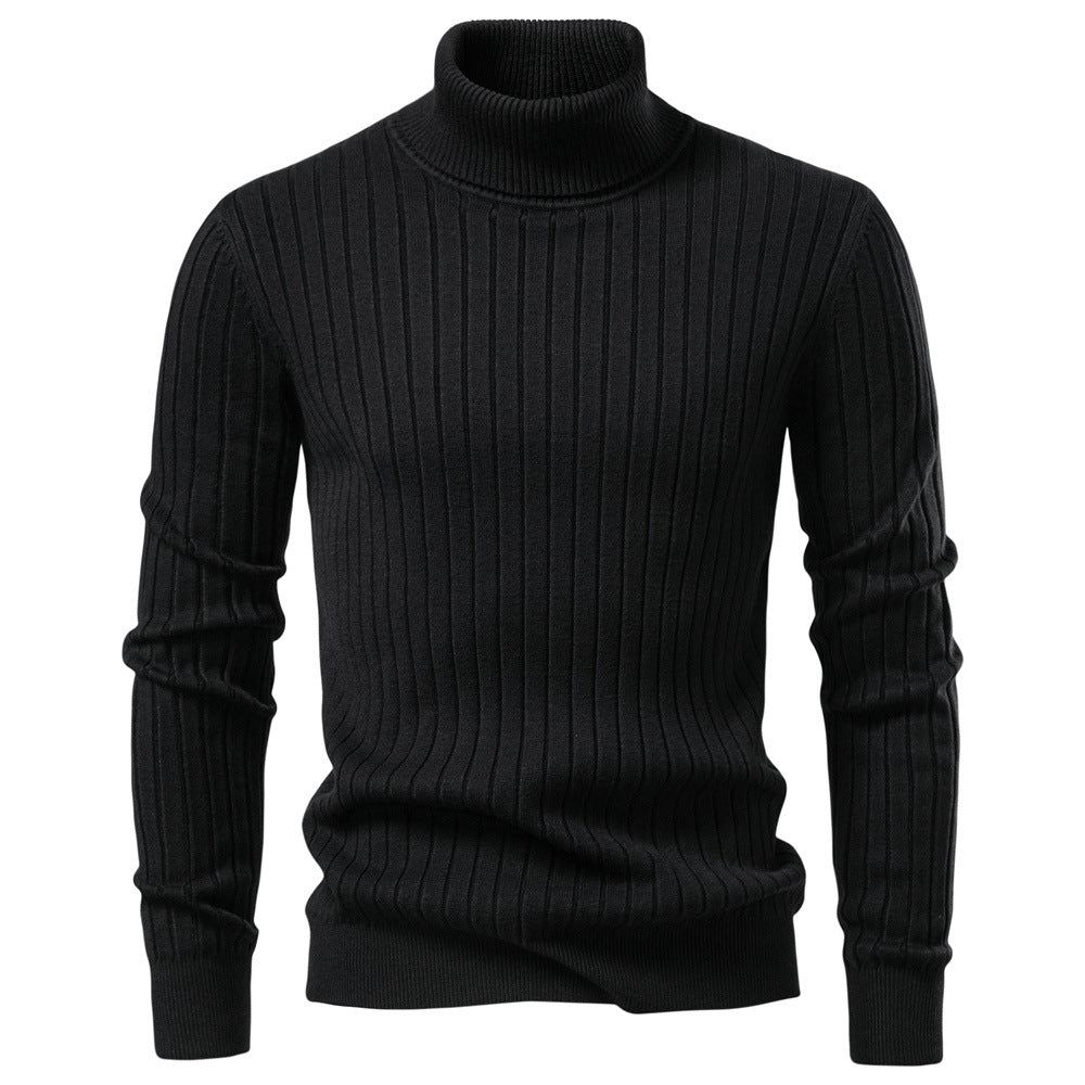Herren Rollkragenpullover Strickpullover