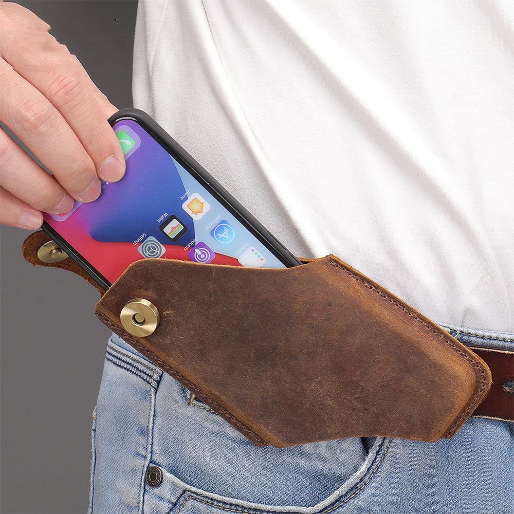 Kleine Leder-Handytasche