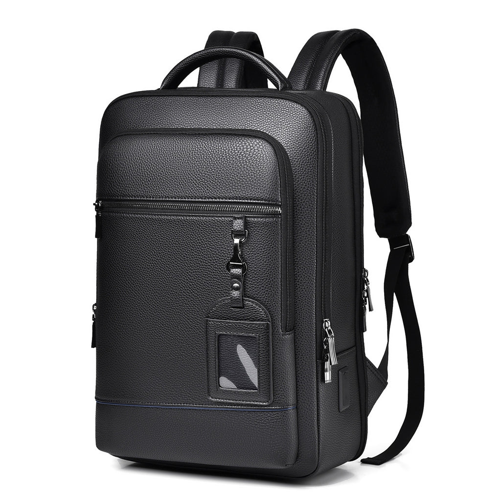 Schwarzer Business-Computer-Rucksack – Bild 3 | LuxeStyle