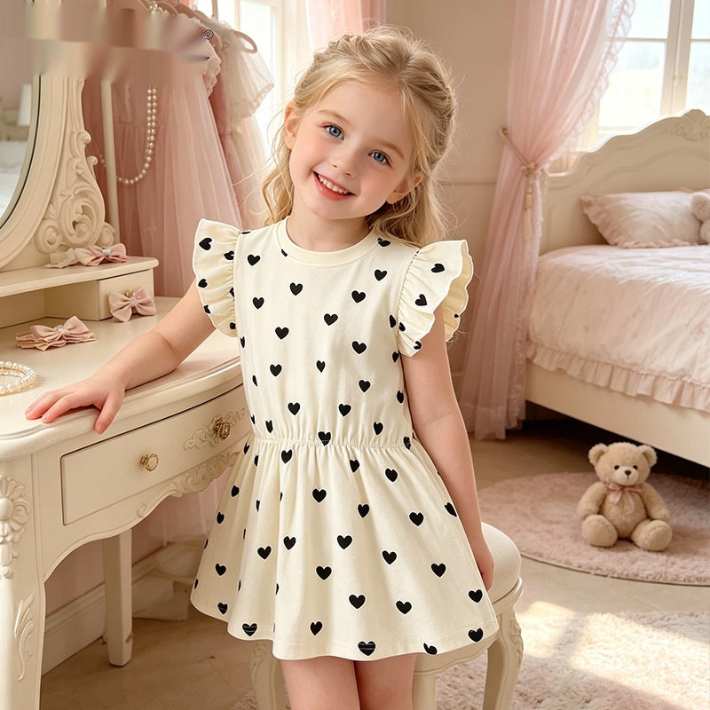 Mädchen A-Linien Sommerkleid mit Cartoon-Print – Bild 3 | LuxeStyle