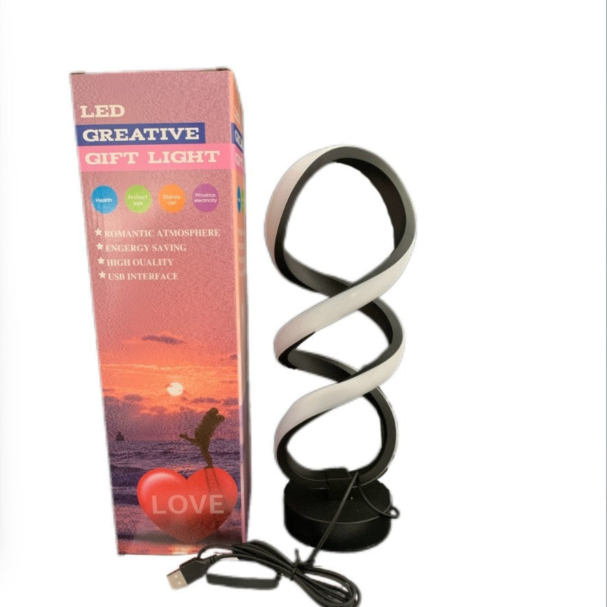 Doppelspirale LED-Nachtlicht – Bild 3 | LuxeStyle