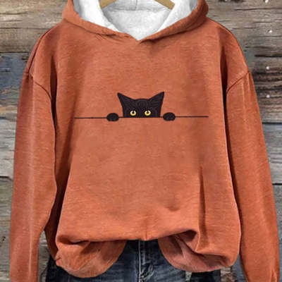 Retro Jacquard Pullover mit Rundhalsausschnitt