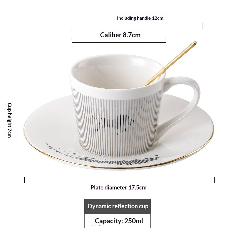 Dynamische Reflexion Keramik-Kaffeetasse