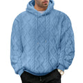 Jacquard Fleece Hoodie für Herren
