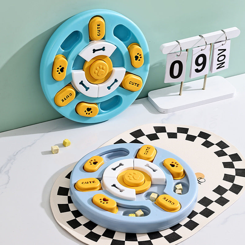 Rundes Sound-Puzzle-Spielzeug für Haustiere