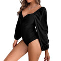 Taillierter Jumpsuit mit langen Ärmeln