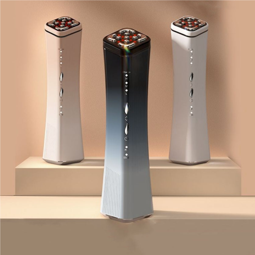 RF und LED Beauty-Instrument in drei Farben