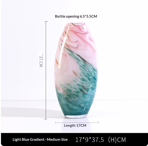 Rhyolith Glasvase Handgemacht – Bild 4 | LuxeStyle