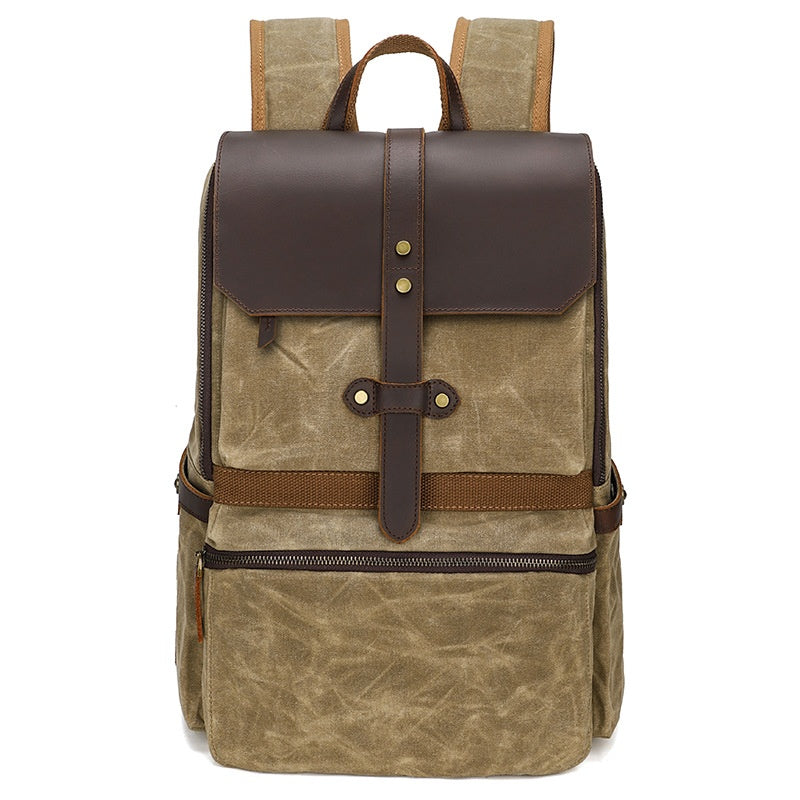 Wasserdichter Canvas-Rucksack mit Batik-Muster – Bild 2 | LuxeStyle