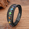 Buntes mehrlagiges Lederarmband mit Perlen | LuxeStyle