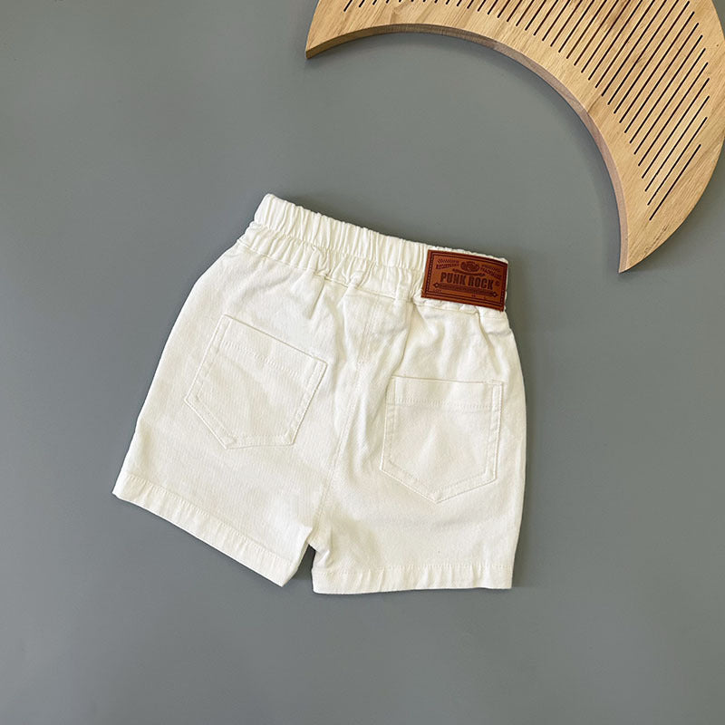 Baby Strick-Set Kurzarm-Oberteil und Shorts – Bild 3 | LuxeStyle