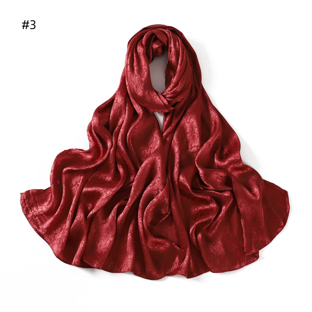 Satin Jacquard Kopftuch für Damen – Bild 13 | LuxeStyle