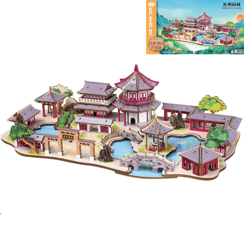 3D-Holzpuzzle Suzhou-Garten – Bild 5 | LuxeStyle