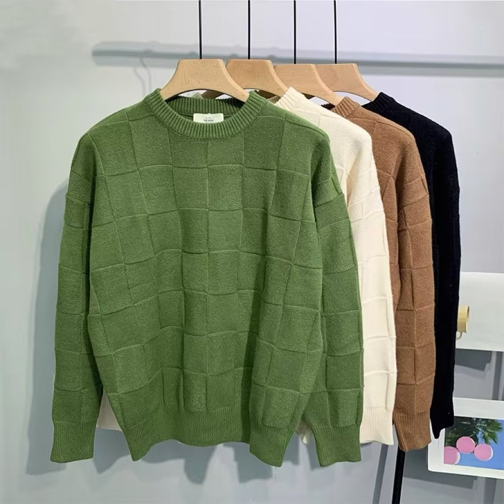 Pullover mit Karomuster