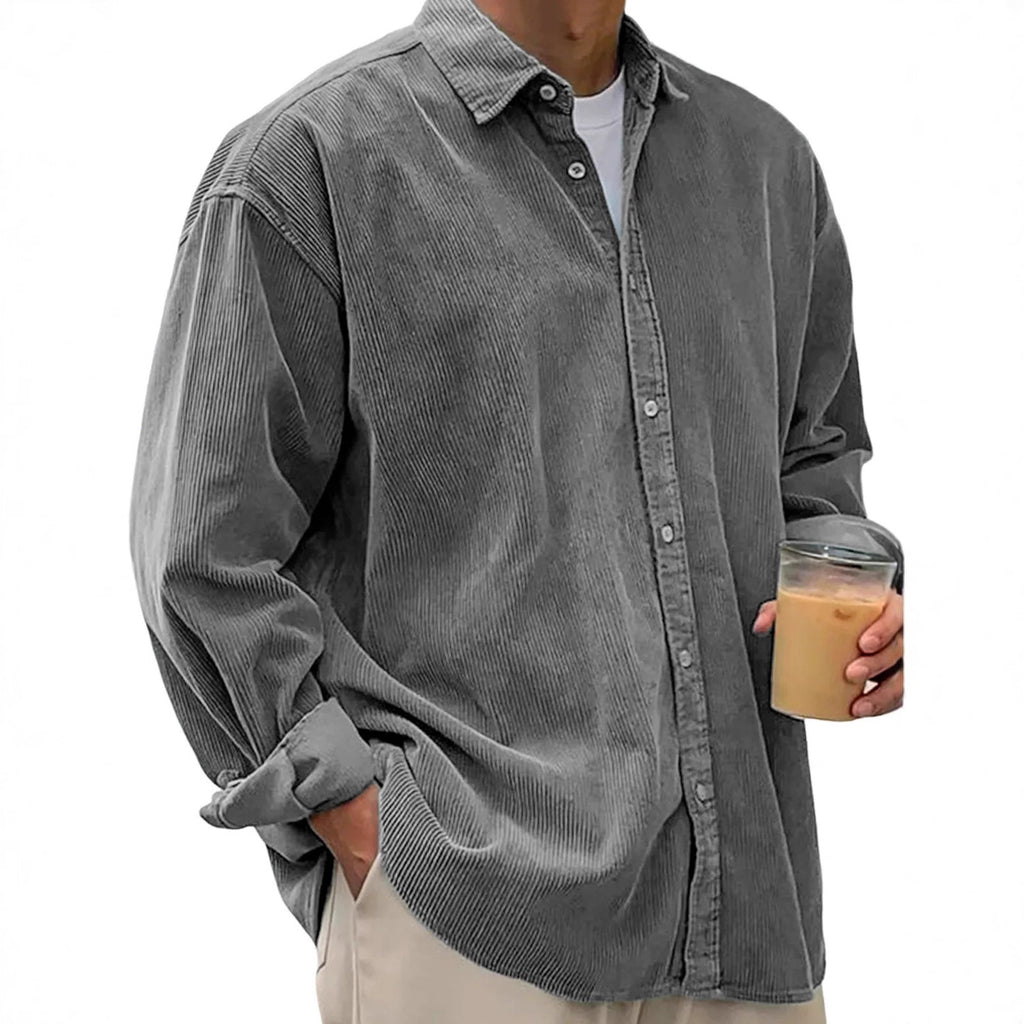 Lässige Cord-Hemdjacke für Herren – Bild 17 | LuxeStyle