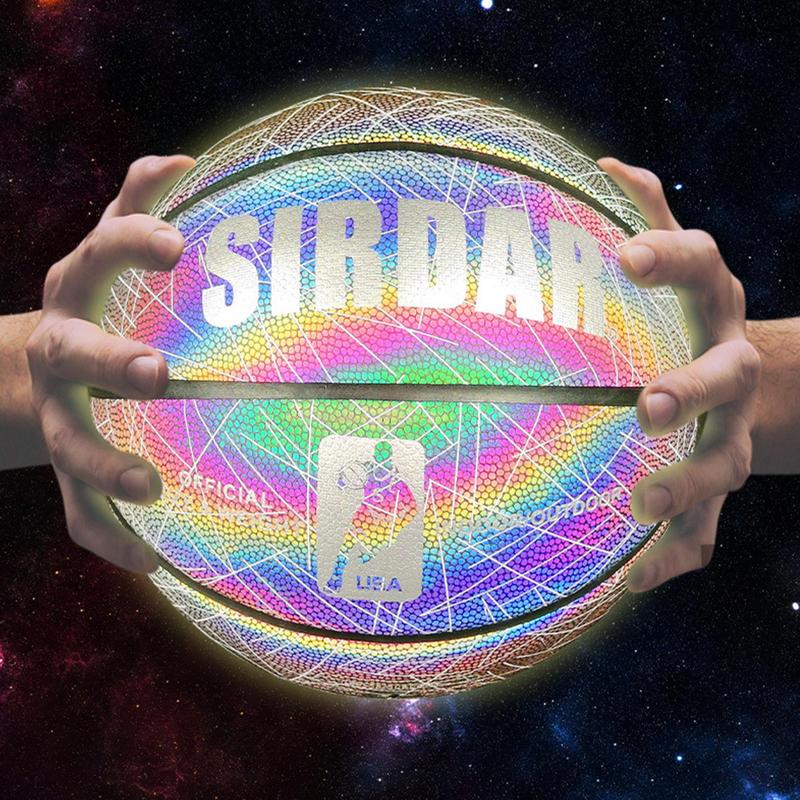 Reflektierender Basketball für drinnen & draussen – Bild 4 | LuxeStyle