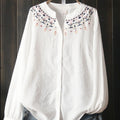 Damen Langarmshirt mit Stickerei – Bild 7 | LuxeStyle