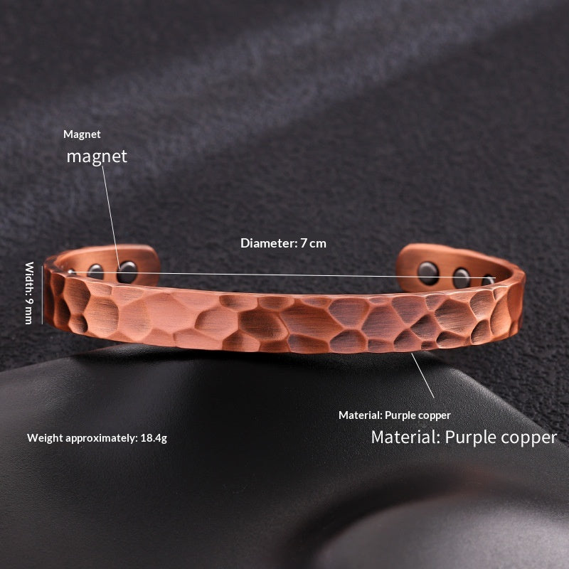 Magnetarmband aus gebürsteter Bronze