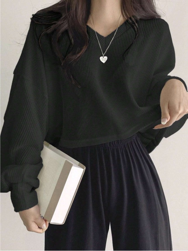Einheitliches Pullover-Top