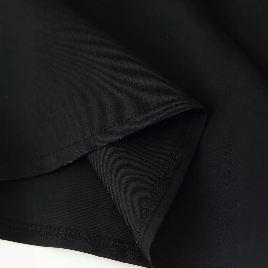 Einfarbiger Eleganter Damenkleid Fischschwanz-Design