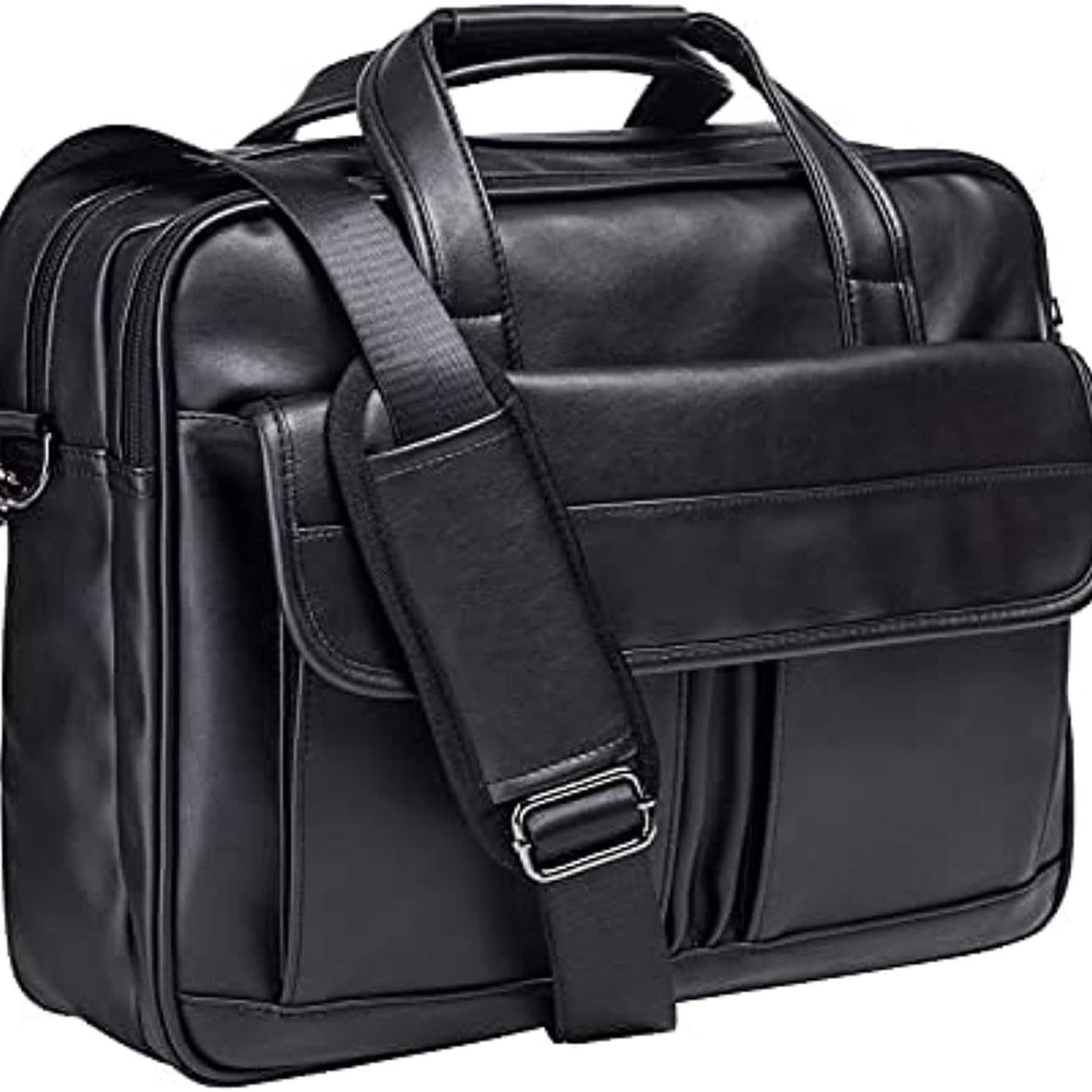 Notebook Messenger Bag aus Lederimitat