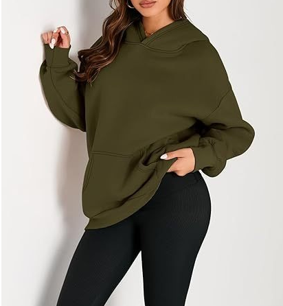 Damen Hoodie – Einfarbig, locker & lässig
