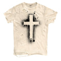 Y2K-Style Kurzarm-T-Shirt mit Kreuz-Design Herren