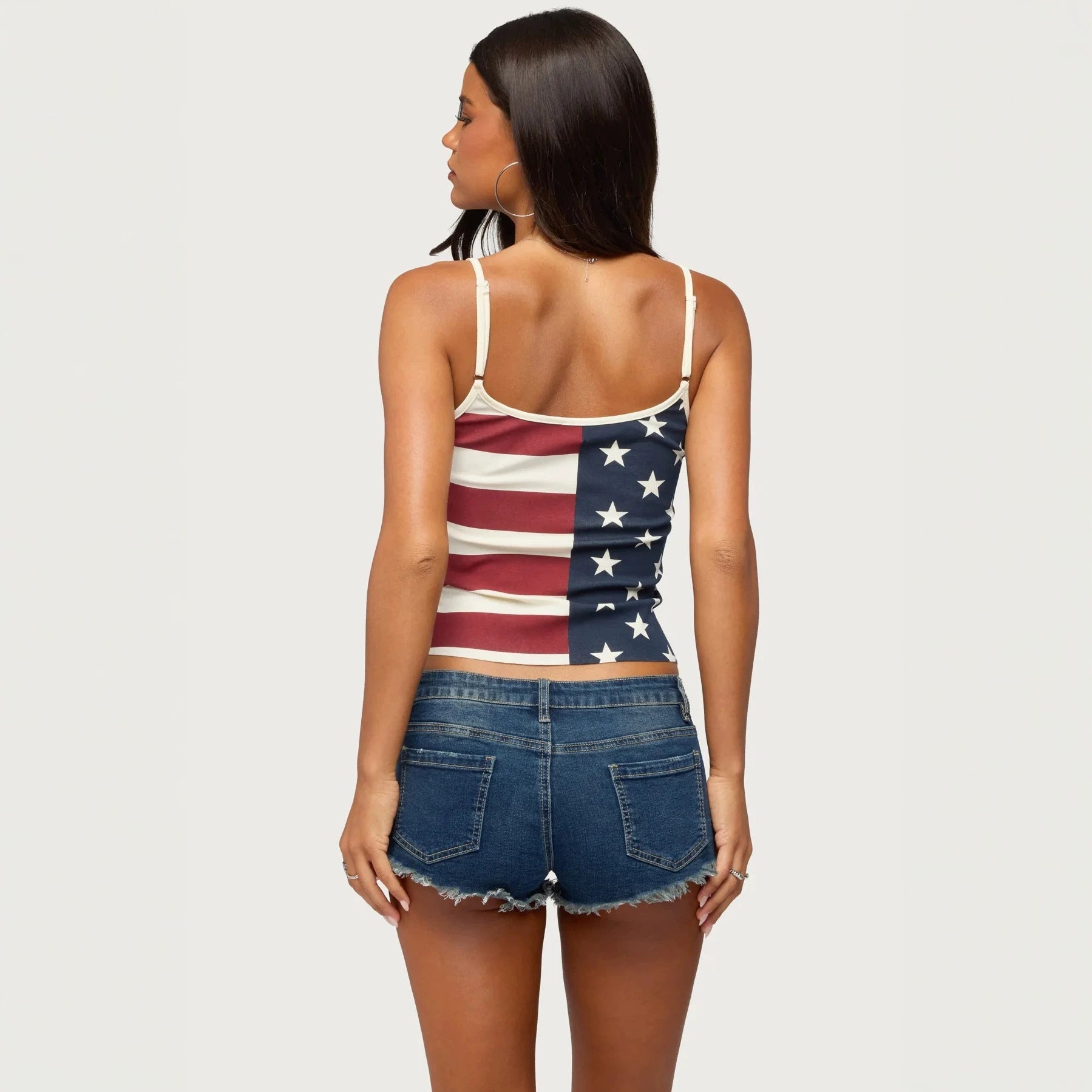 Kurzes Top im 3D-Look für Damen