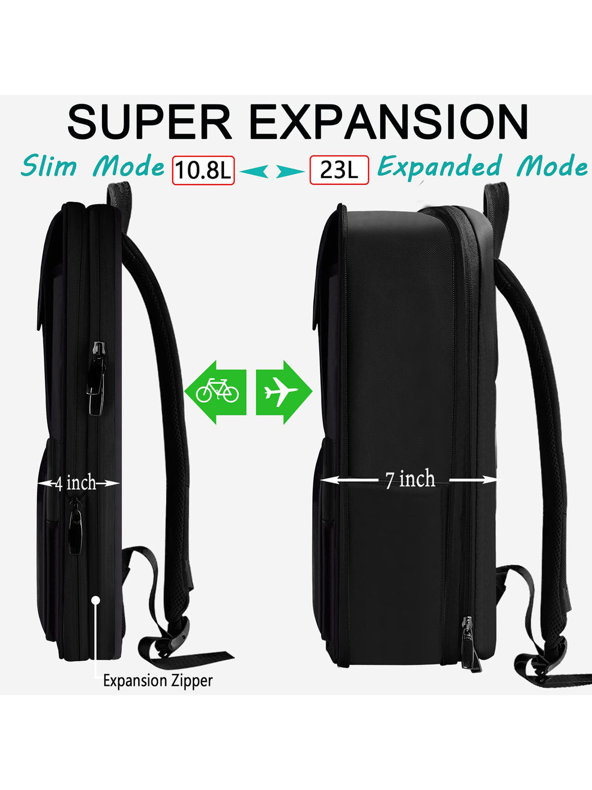 Business Laptop Rucksack für Herren (15.6 Zoll) – Bild 8 | LuxeStyle