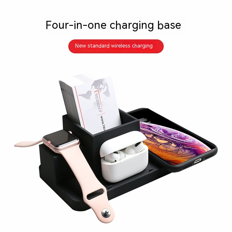 Dreifach-Ladestation für Handy, Armband und Kopfhörer – Bild 3 | LuxeStyle