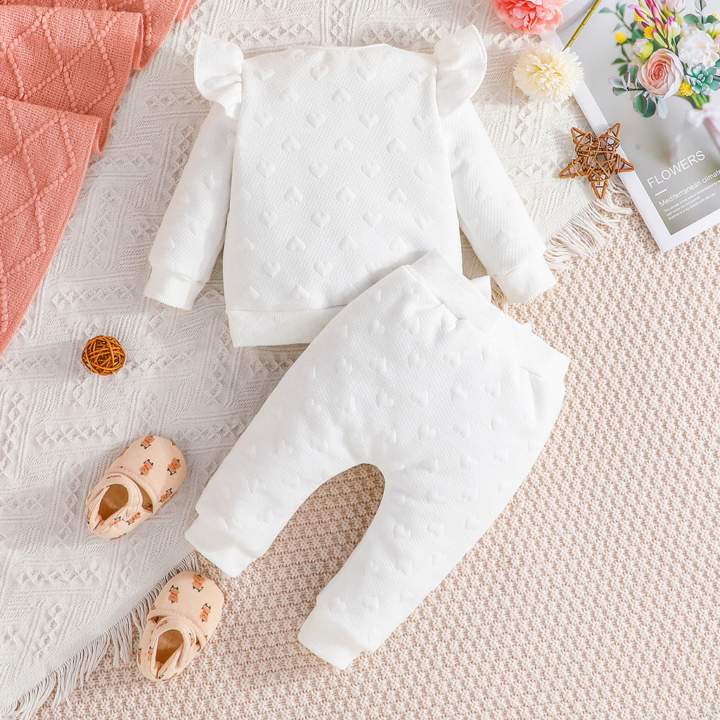 Baby-Set Langarmshirt und Hose – Bild 5 | LuxeStyle