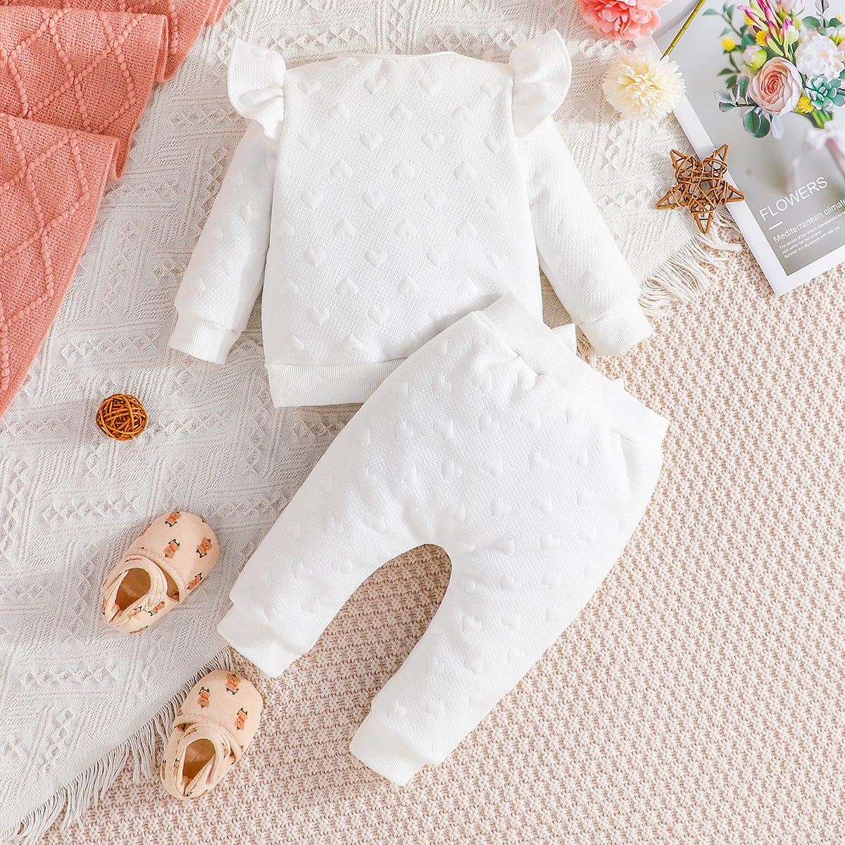 Baby-Set Langarmshirt und Hose – Bild 5 | LuxeStyle