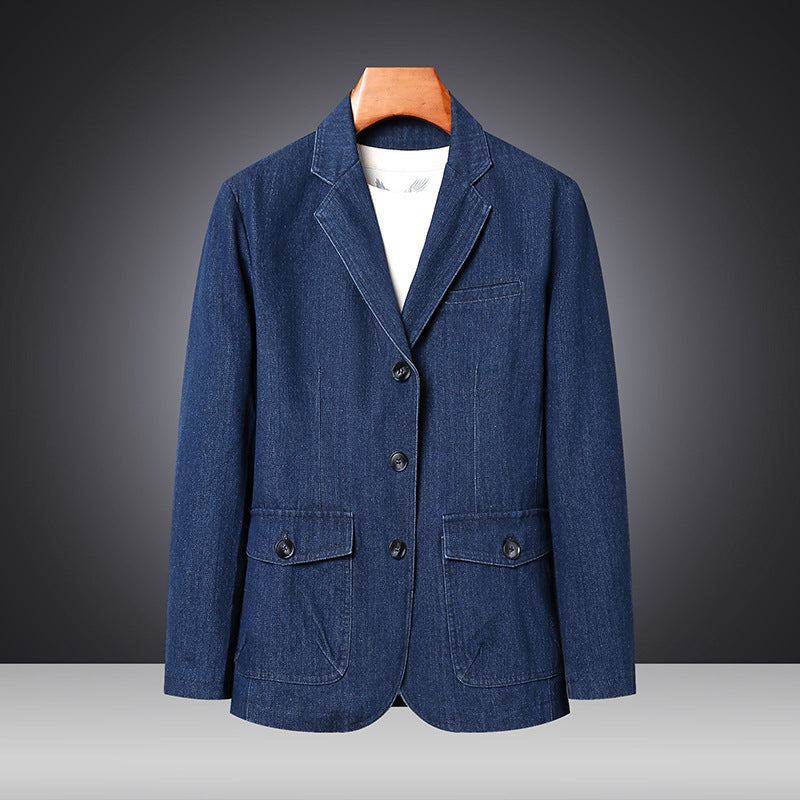 Herren Jeansjacke im Used-Look