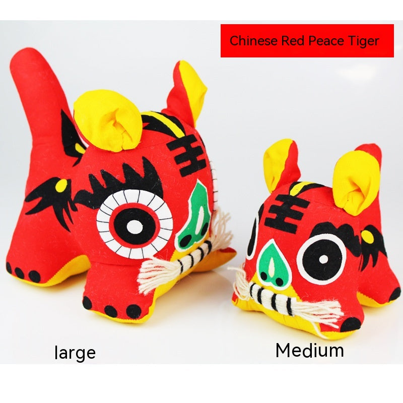 Handgefertigter Stoff-Tiger