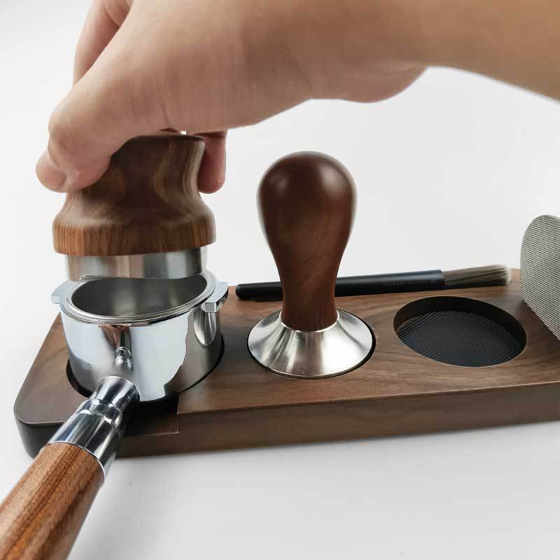 Organizer für Kaffeeverteiler aus Massivholz