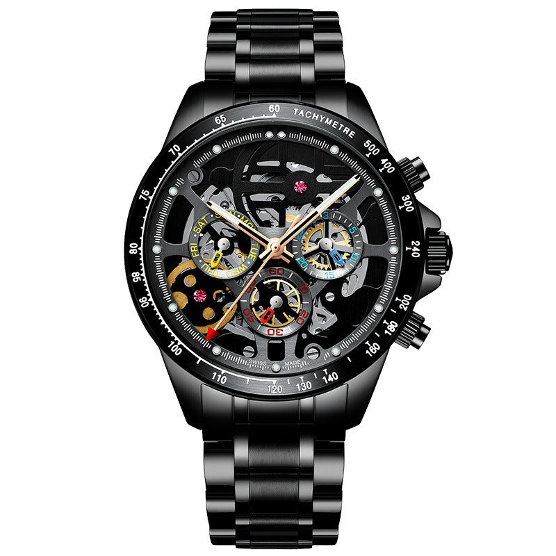 Automatik-Uhr mit Zweifach-Anzeige – Bild 1 | LuxeStyle