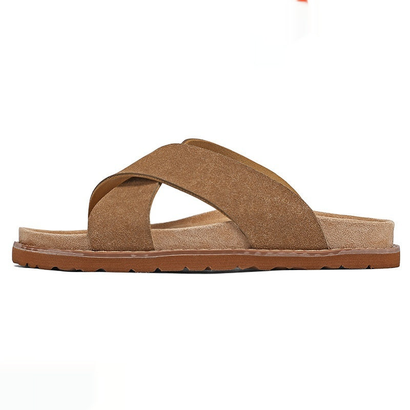 Herren Premium-Badesandalen mit dicker Sohle