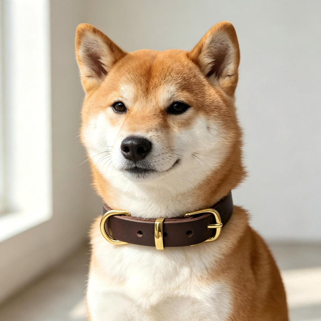 Minimalistisches Haustierhalsband aus Zinklegierung