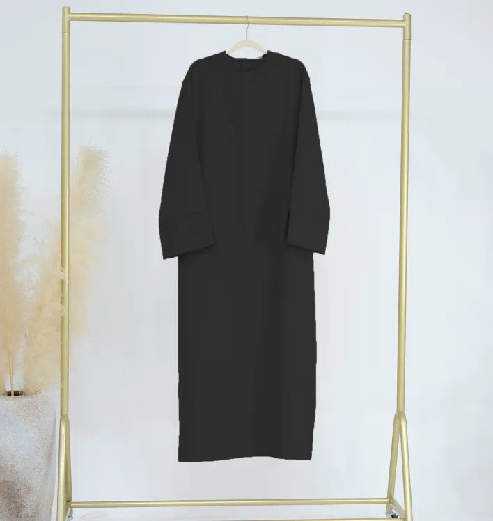 Elegantes Freizeitkleid mit langen Ärmeln