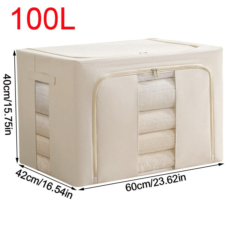 Faltbare Aufbewahrungsbox mit Sichtfenster