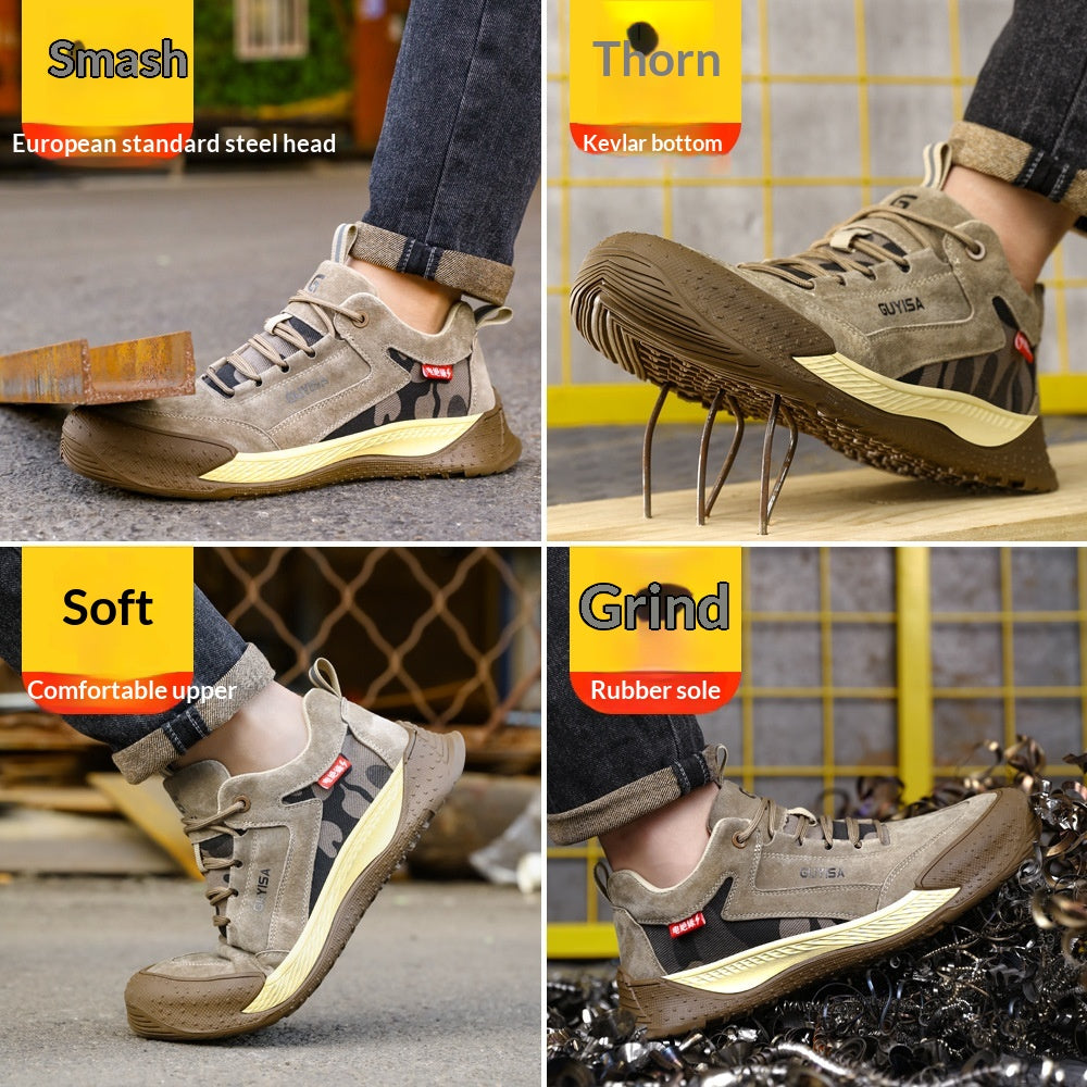 Herren Sicherheitsstiefel mit Stahlkappen