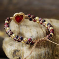 Herzarmband mit Strass und Emaille – Bild 6 | LuxeStyle