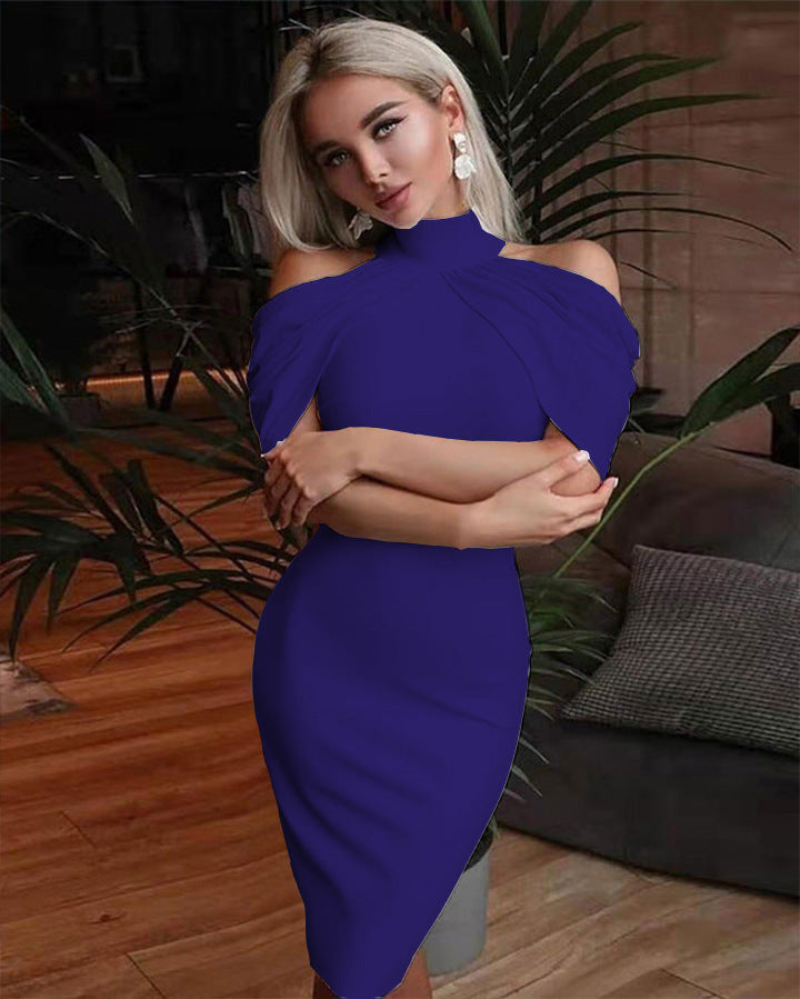 Elegantes Halterneck Etuikleid – Bild 4 | LuxeStyle