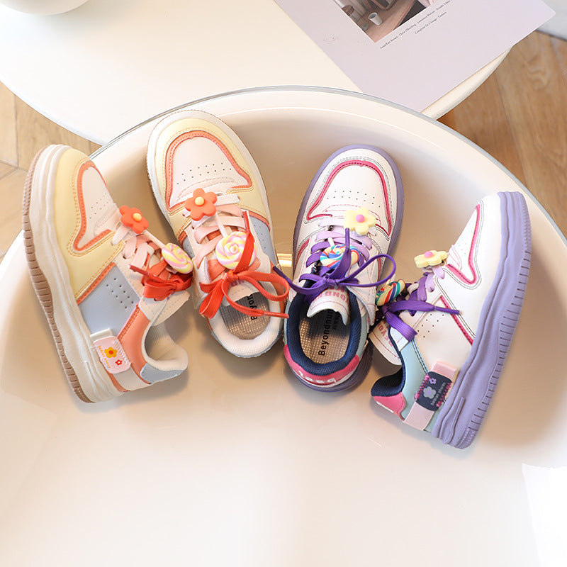Kinder-Freizeit-Rutschschuhe in Farbverlauf