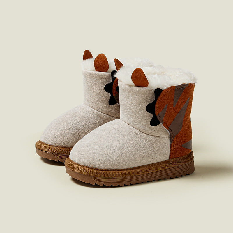 Warme Cartoon-Schneestiefel