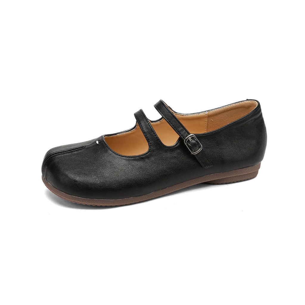 Mary Jane Halbschuhe mit Riemen
